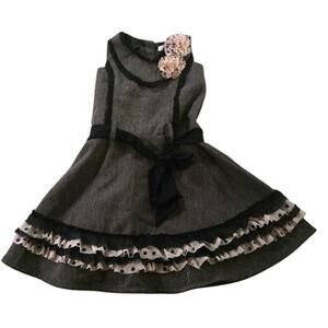 Vintage Trish Scully Child Girls Sleeveless Dress Size 7